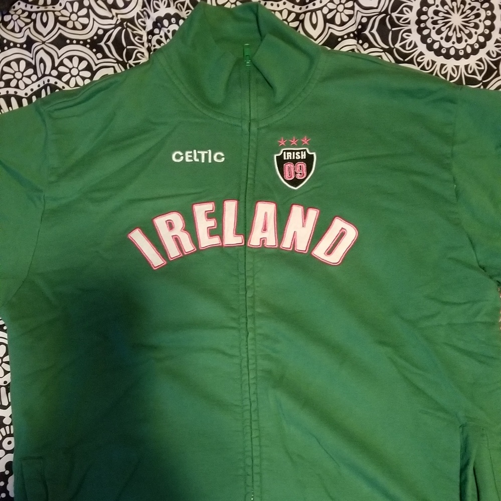 Ireland Soccer Zip-Up Sweatshirt